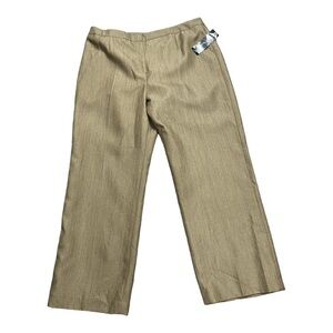 Evan-Picone Suit Pants Chevron Roll in Dijon Size 18